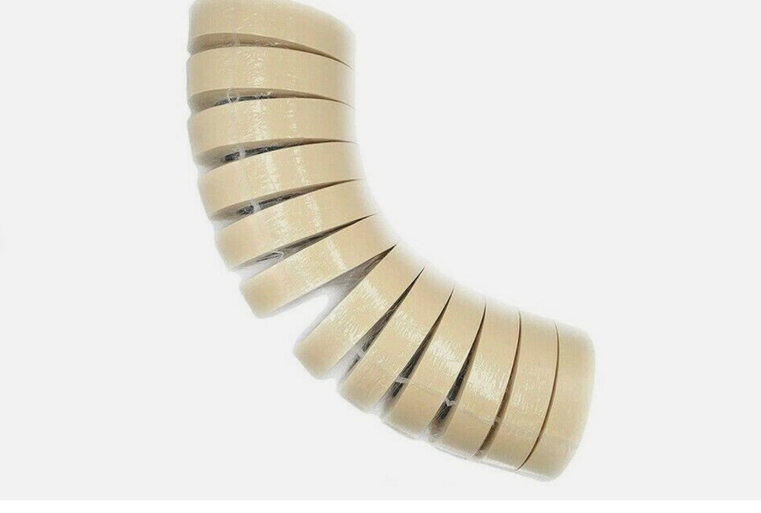 12 ROTOLI NASTRO CARTA GOMMATA 25 mm per 50 Metri ADESIVO PITTURA IMBALLAGGIO