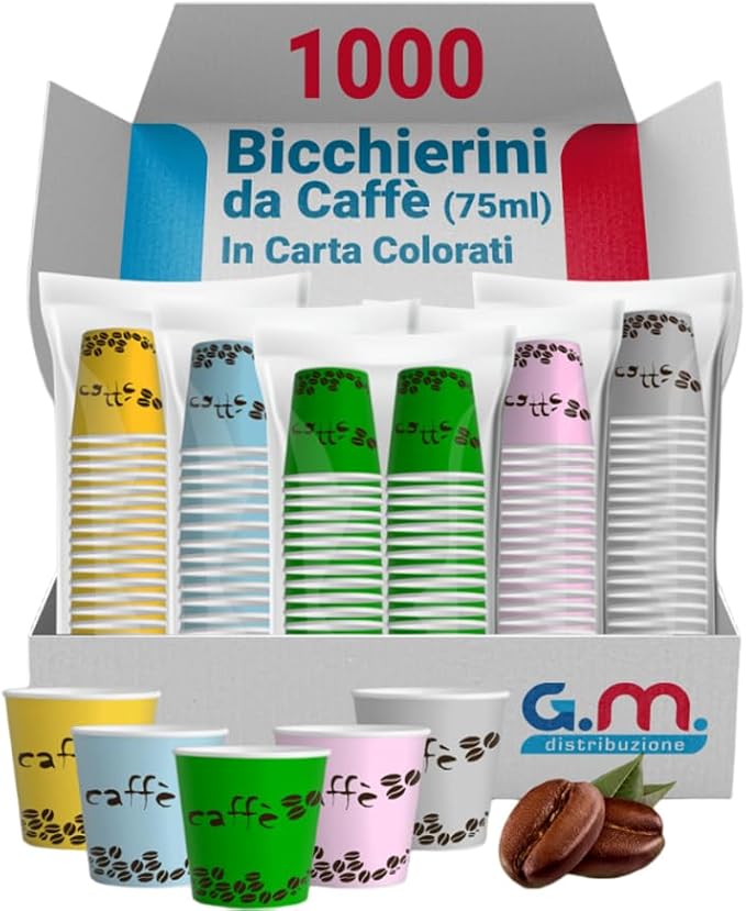 Bicchieri carta 75 ml