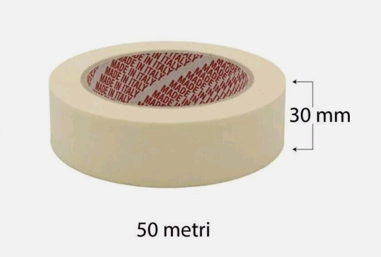 10 ROTOLI NASTRO CARTA GOMMATA 30 mm X 50 Metri ADESIVO PITTURA IMBALLAGGIO